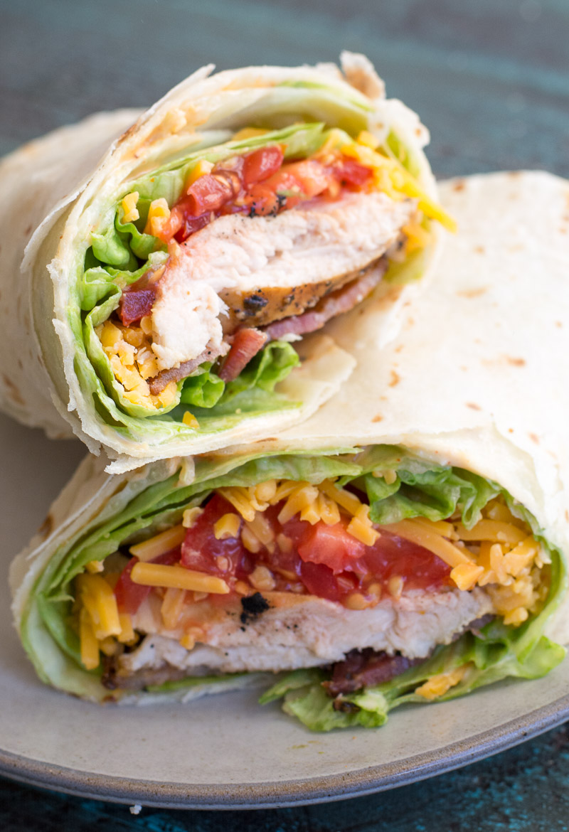 Spicy Chicken Bacon Ranch Wrap - Easy Wrap Recipes